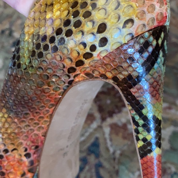 Alexandre Birman Multi Python Heels Size 38 - Picture 13 of 16